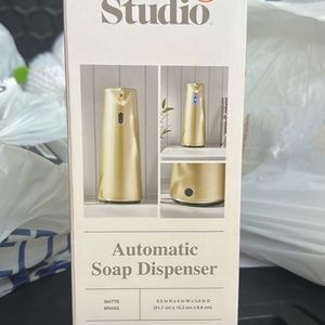 Gold Automatic Soap Dispenser Bathroom Kitchen